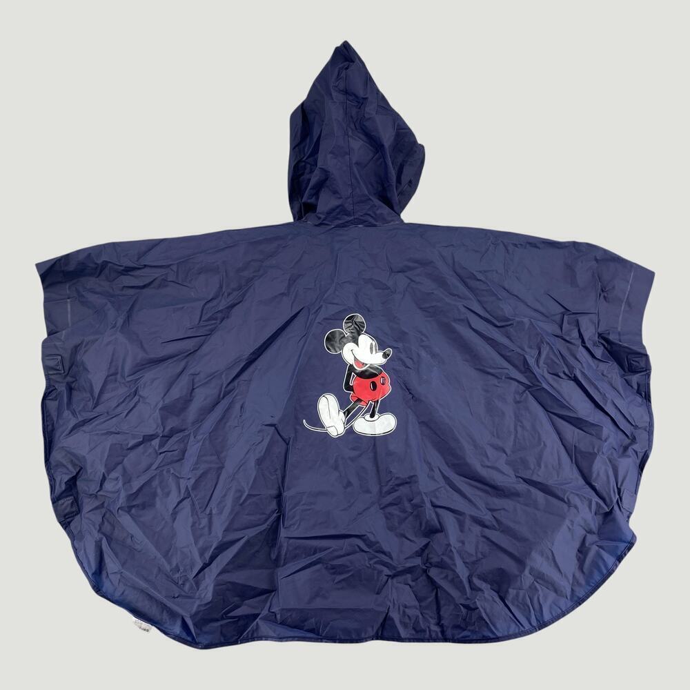 Authentic Tokyo Disney Resort Kids Mickey Mouse Rain Poncho - Navy (Size 130) - Picture 3 of 5